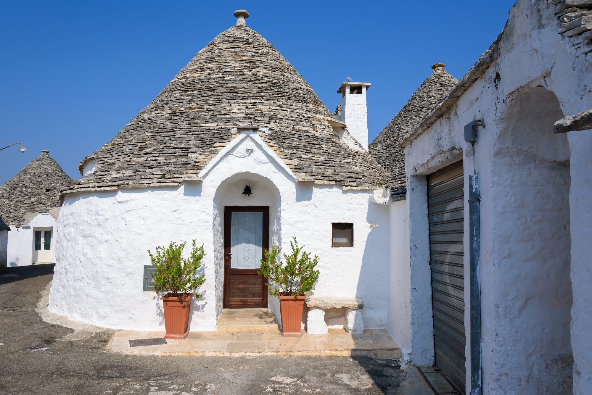 Trulli houses in Alberobello town
